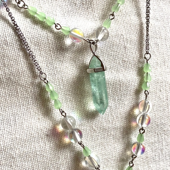 ⚡️ HANDMADE AVENTURINE ESSENTIAL OIL ROSARY ⚡️ - Picture 2 of 7